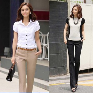 Good-Quality-Office-Lady-Fashion-Long-Suit-Pants-Size-S-2XL-Khaki-Black-Street-Style-Women
